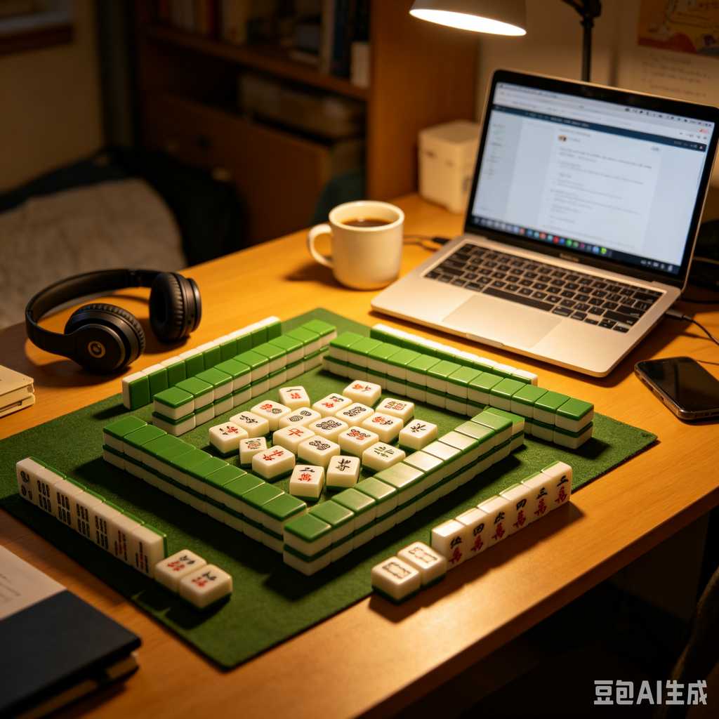 decorative mahjong tiles set