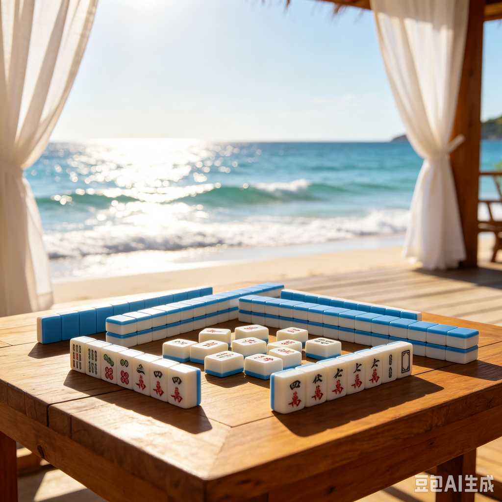 compact mahjong set with case