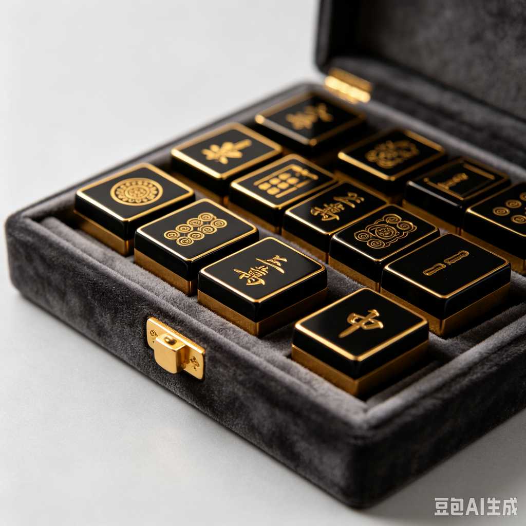 gradient blue mahjong tiles